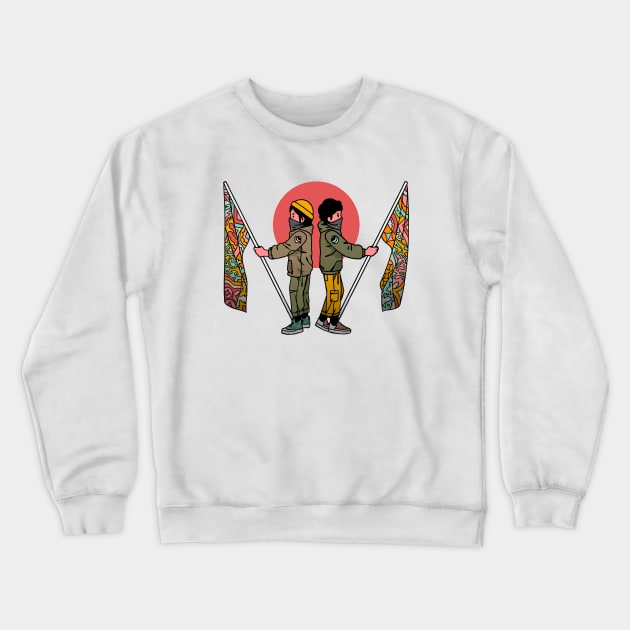 The Gemini Twin Crewneck Sweatshirt by rasefour